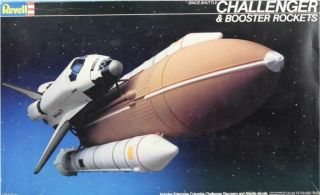 Revell 1:144 Space Shuttle Challenger & Booster Rockets Plastic Model Kit 4736u