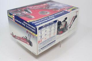 Revell Kenny Bernstein Budweiser King Top Fuel Dragster 1:25 Model Kit Open Box 3