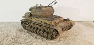 Built 1/35 German Wirbelwind Flak Panzer Ww 2 Tank Professionally Built