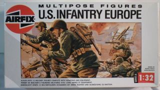 Airfix U.  S.  Infantry Europe 1:32 Multi - Pose Figures