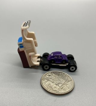 Micro Machines Insiders Ford ‘56 Pickup W/minis Vw Beetle Purple,  1989 Galoob