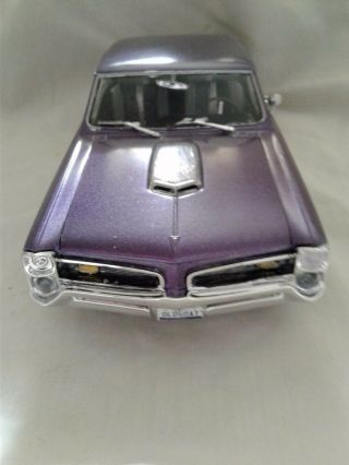1966 Pontiac Gto Model Car Painted Plum Crazy