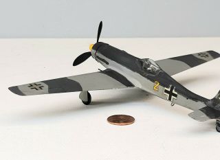 1:72 Scale rough Built Plastic Model Airplane WWII German Focke Wulf Ta 152 190 3