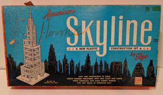 Vintage American Skyline Plastic Construction Set No.  93 By Elgo 1950s