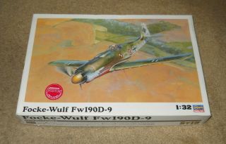 1/32 Hasegawa Focke Wulf Fw - 190 D - 9 Parts Factory (except Clear Parts)