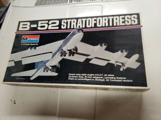 Vintage Monogram B - 52 Stratofortress Plastic Model Kit 1/72 8292