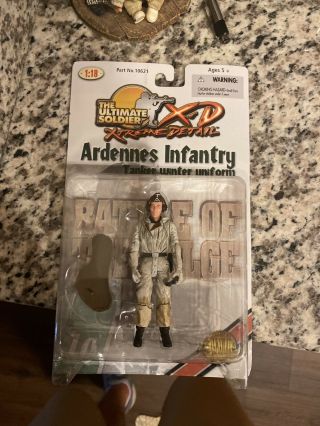 The Ultimate Soldier “ardennes Infantry” Tanker Winter Uniform 1:18 Scale.