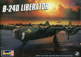 Revell 1:48 B - 24d Liberator Scale Model Kit - Parts