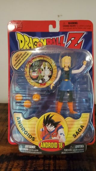 Dragon Ball Z Android 18 Androids Saga Action Figure Irwin Toy Funimation