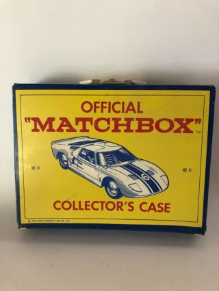 Vintage Official Matchbox 48 Car Collector Case Number 41 1966