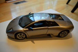 Lamborghini 1:18 Scale Murcielago Supercar Diecast Model - Maisto Silver