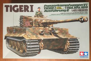 Tiger I Sdkfz 181 Ausf.  E Late Version - Tamiya 1/35 Unassembled Afv Kit 35146