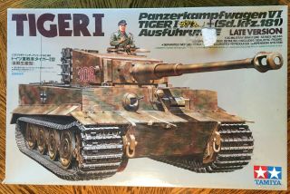 Tiger I Sdkfz 181 Ausf.  E Late Version Tamiya 1/35 Kit 35146 - Sealed/nib