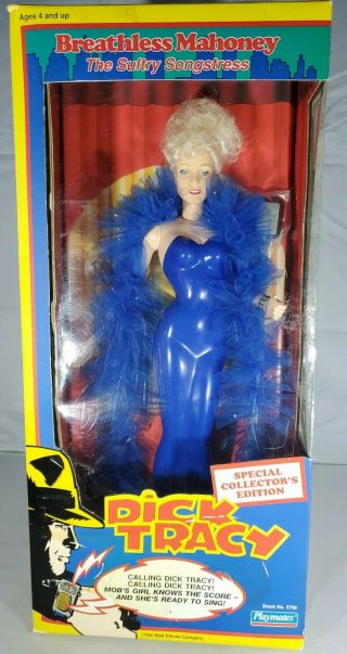 Dick Tracy Breathless Mahoney Sultry Songstress Doll W/ Microphone Madonna Mib