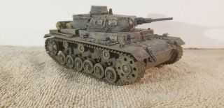 Built 1/35 German Early Panzer Iii Ww 2 Tank Professionally Built