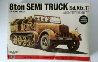 Bandai 1/48 8 Ton Semi Truck Sd.  Kfz 7