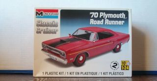 Plymouth 1970 Road Runner 1:24 Monogram Classic Cruiser Kit Open Complete
