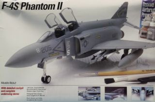 Testors 1:48 Mcdonnell Douglas F - 4s F - 4 S Phantom Ii Plastic Model Kit 573u