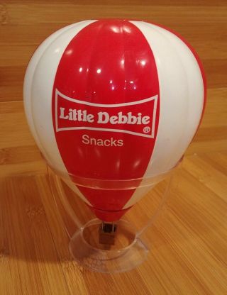 Vintage Little Debbie Hot Air Balloon Diecast Bank Heavy And Unique