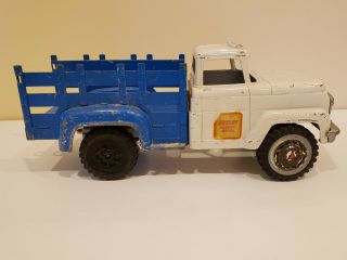 Hubley Mighty Metal Stake Bed Truck 1960 
