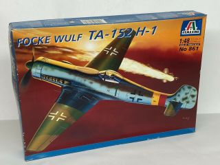Italeri 1/48 Focke Wulf Ta.  152 H - 1,  Fine Kit.