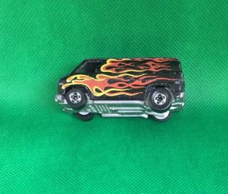 Hot Wheels Black Van With Flames 1974 3