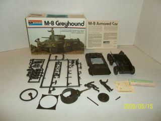 Monogram M - 8 Greyhound Model Kit 4100 1/32 H49