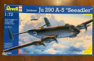 Junkers Ju 290 A - 5 Seeadler - Revell 1/72 Scale Aircraft Kit 04340 - Sealed/nib