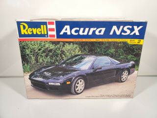 Revell 1:24 Acura Nsx Plastic Model Kit Open Box Started 2577 Htf
