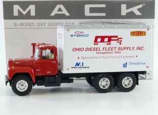 Mack R - Model Dry Goods Van Ohio Diesel Fleet Supply Inc.  First Gear 1:34 19 - 2504