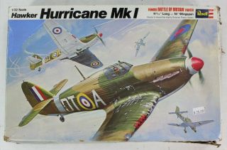 Revell Hawker Hurricane Mki Battle Of Britain Fighter 1/32 Scale Model Kit H - 217