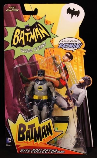 2013 Mattel Classic Batman Tv Series Batman 6 " Action Figure Moc 1966 Adam West