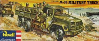 Revell 1:40 Us Army M - 35 Military Truck Plastic Model Kit H537u