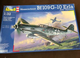 1/32 Revell Messerschmitt Bf109g - 10 Erla 04888 - Us Only