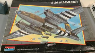Monogram 1/48 Scale B - 26 Marauder Ww2 Bomber Model 5506 (no Decals)