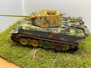 1/35 Scale Built German Tiger With Panther Top.