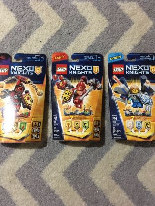 Lego Nexo Knights Ultimate Robin Macy Beast Master Set 70331 70333 70334