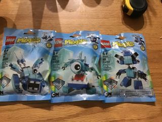 Lego Mixels Series 5 Set Of 3 Krog 41539 Snoof Chilbo Frosticons