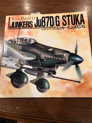 Aero Detail 11 Junkers Ju87d/g Stuka Book