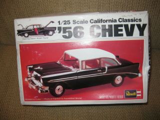 Vintage Revell 1956 Chevy Bel Air Kit,  1/25 Scale,  C1978,  Complete,