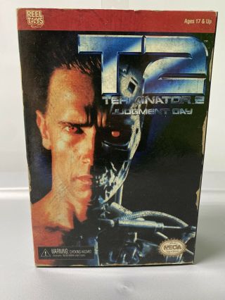 Neca Terminator 2 Judgement Day T2 Video Game T - 800 Arnold Schwarzenegger Figure