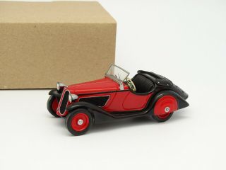 Schuco Sb 1/43 - Bmw 315 1 Cabriolet Rouge Et Noire