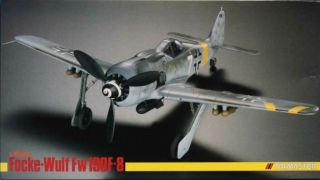 Trimaster 1:48 Focke Wulf Fw - 190 F - 8 Plastic Aircraft Model Kit Mab - 105u