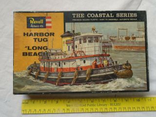 1964 Harbor Tug Long Beach Model Kit Revell No H - 314:150,  Complete,  Unbuilt,  Ex