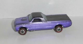 Vintage Redline Hotwheels Purple Custom Fleetside,  (20 - E58)