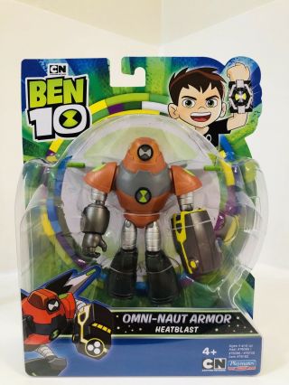 Cartoon Network Ben 10 Omni - Naut Armor Heatblast Action Figure