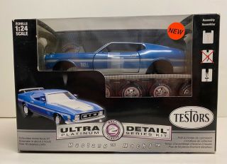 Testors Ultra Detail 1/24 Ford Mustang Mach 1 Blue