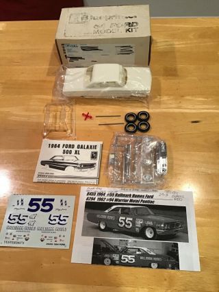 Nascar Ertl Blueprint 64 Ford Galaxy Kit - 55 Tiny Lund Hallmark Homes Decals