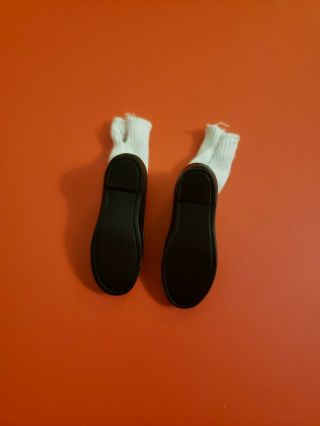 HOT TOYS 1/6 Scale Michael Jackson Thriller Black shoes w/ socks (Peg Type) 2