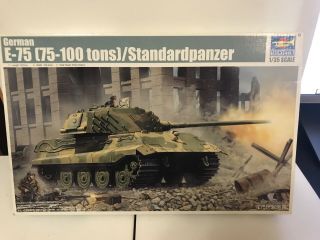 Trumpeter 1/35 Kit 01538 Ww2 German E - 75 (75 - 100 Tons) Standard Panzer